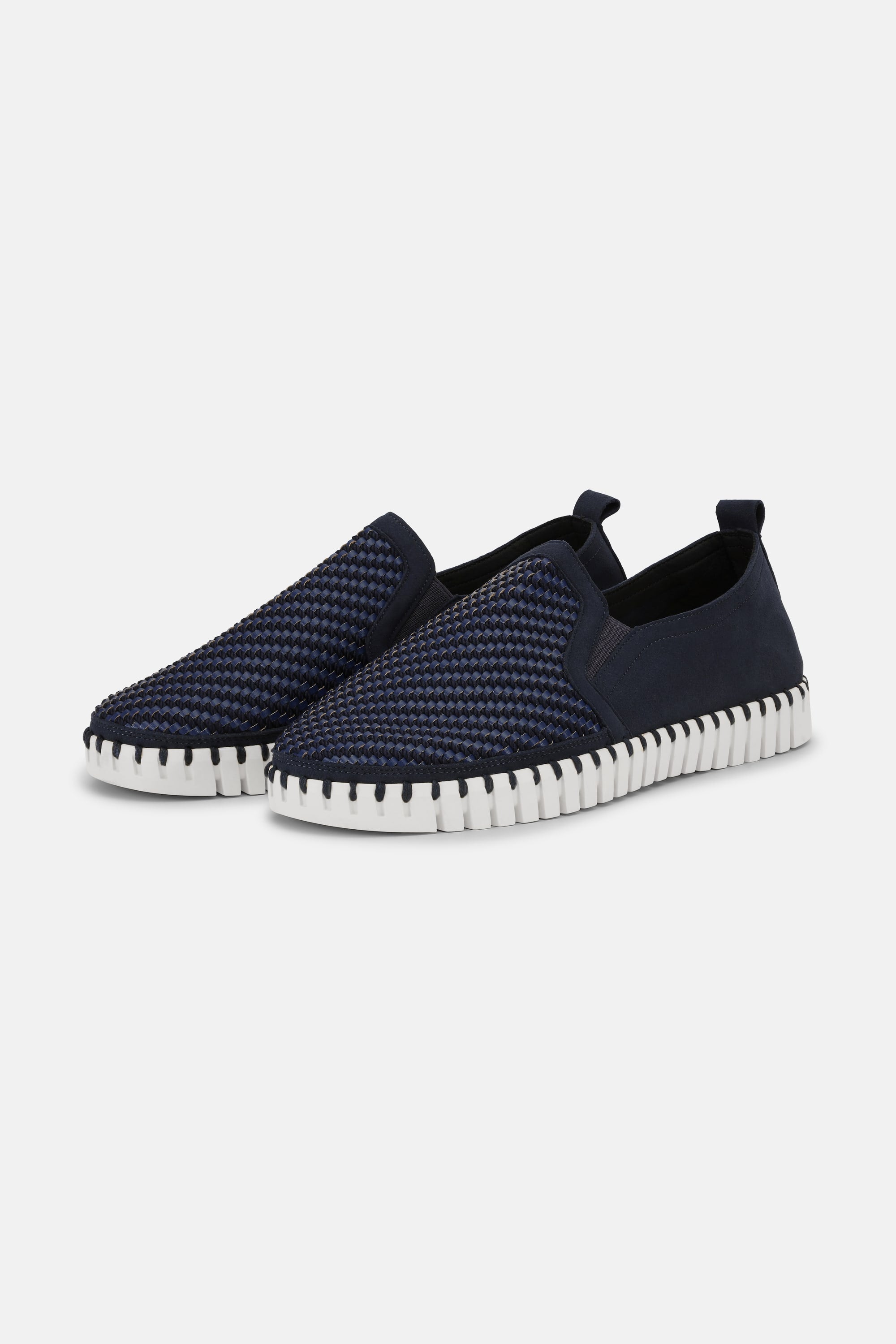 Komfortable Herresko - Dark Indigo White